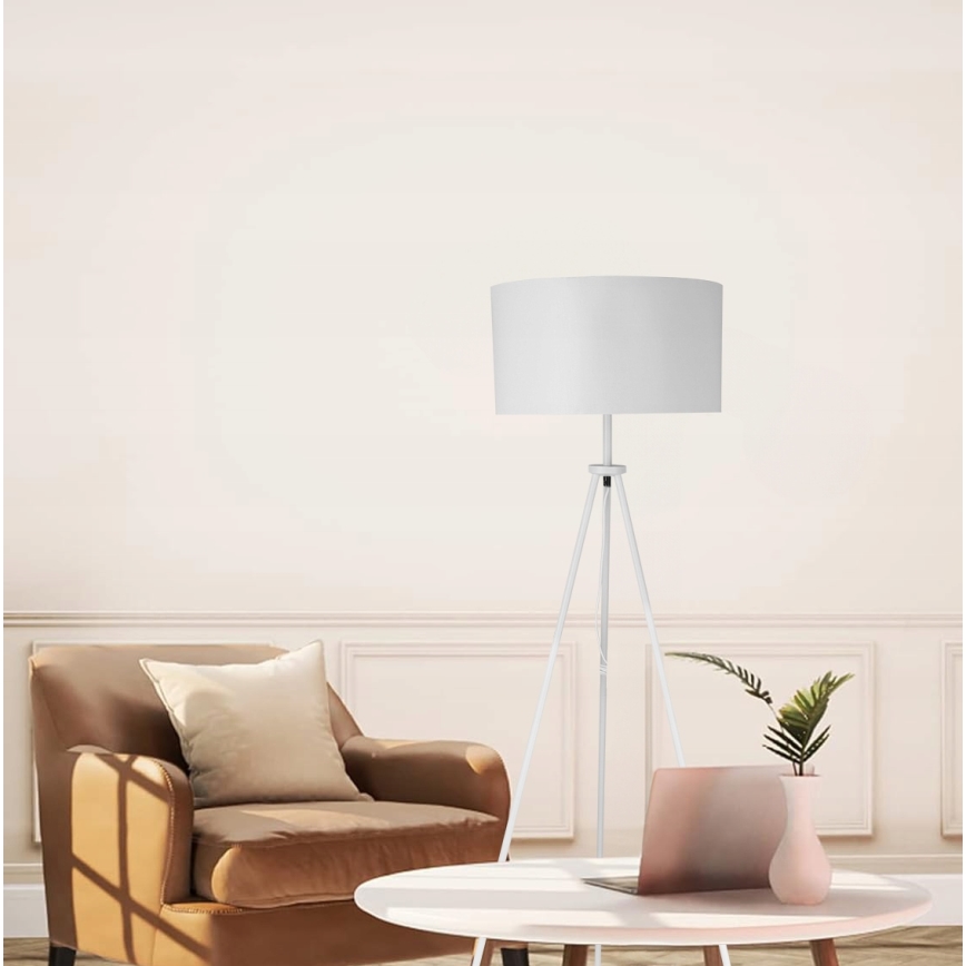 Podna lampa 1xE27/40W/230V bijela