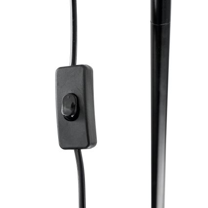 Podna lampa 1xE27/40W/230V crna