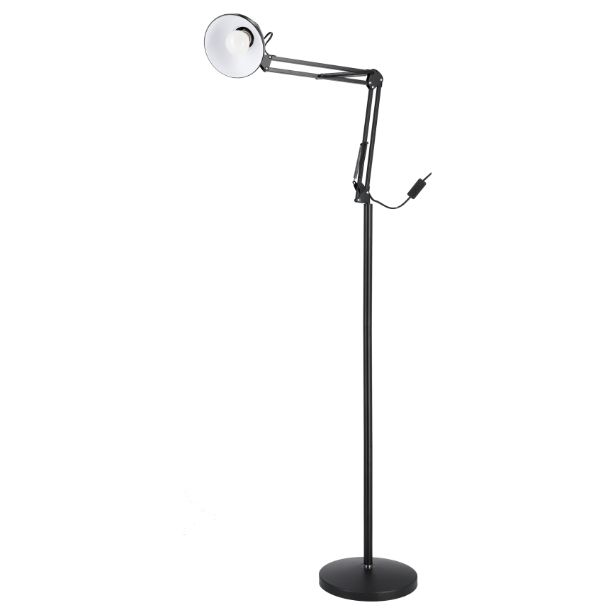 Podna lampa 1xE27/40W/230V crna