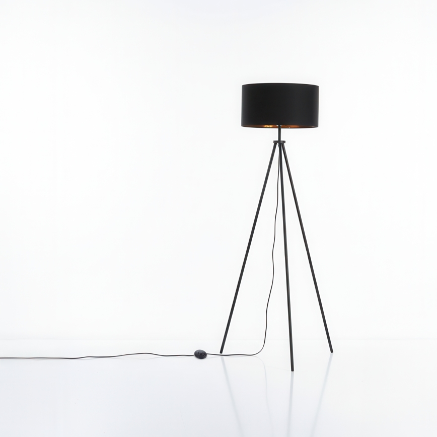 Podna lampa 1xE27/40W/230V crna