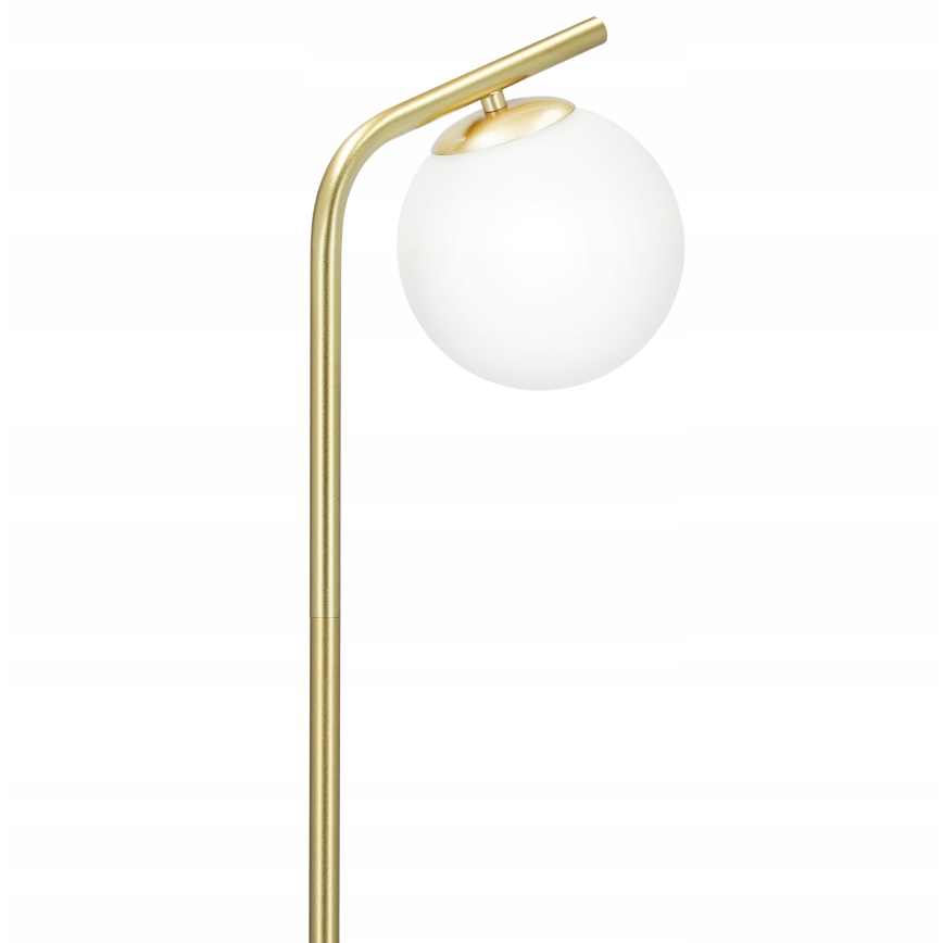 Podna lampa 1xE27/40W/230V zlatna/bijela