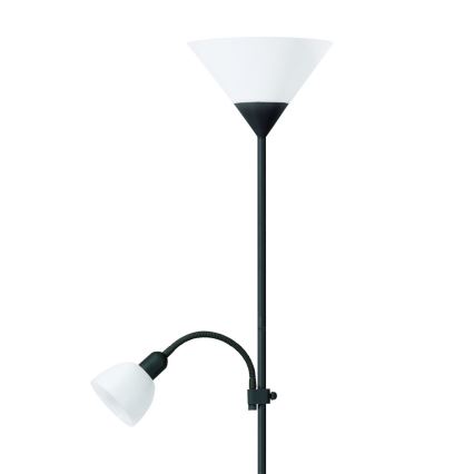 Podna lampa 1xE27/60W/230V + 1xE14/25W