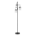 Podna lampa 3xE27/60W/230V crna/prozirna