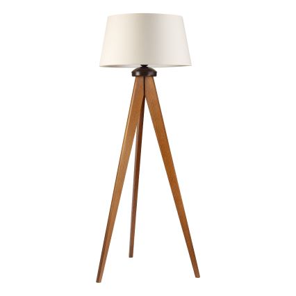 Podna lampa AIDA 1xE27/15W/230V hrast/krem