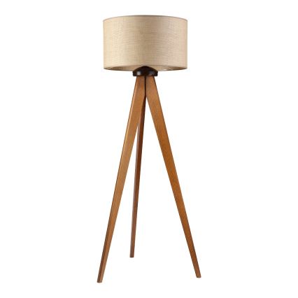 Podna lampa AIDA 1xE27/15W/230V hrast/rafija