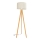 Podna lampa ALBA 1xE27/15W/230V krem/hrast