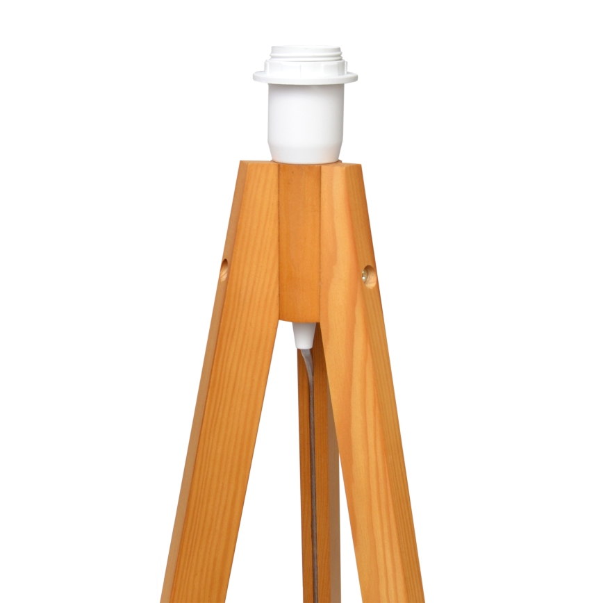 Podna lampa ALBA 1xE27/15W/230V krem/hrast