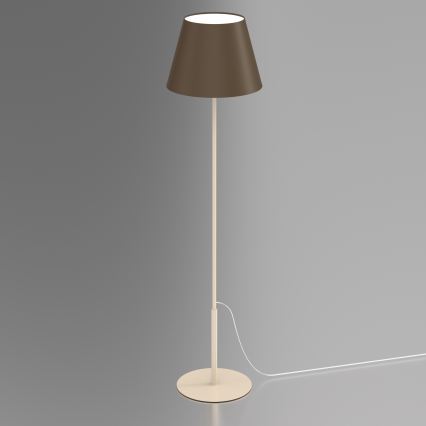 Podna lampa ARDEN 1xE27/15W/230V bež/smeđa