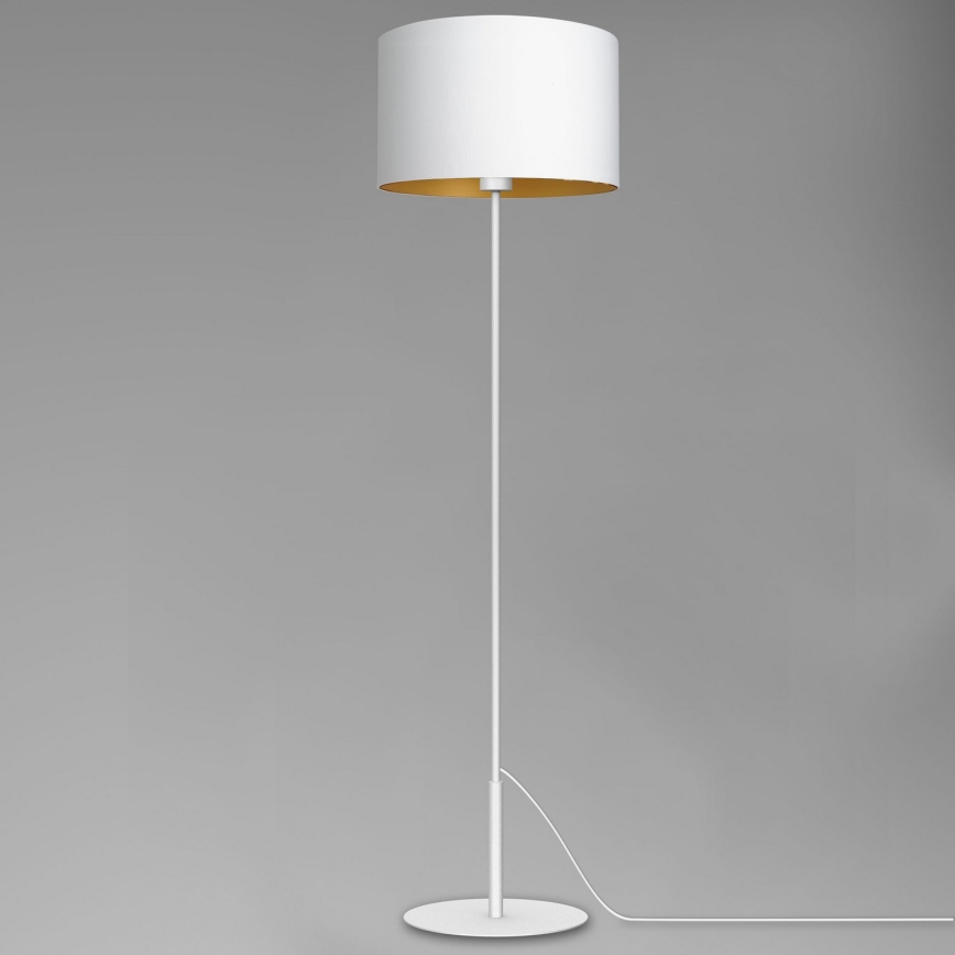 Podna lampa ARDEN 1xE27/60W/230V bijela/zlatna