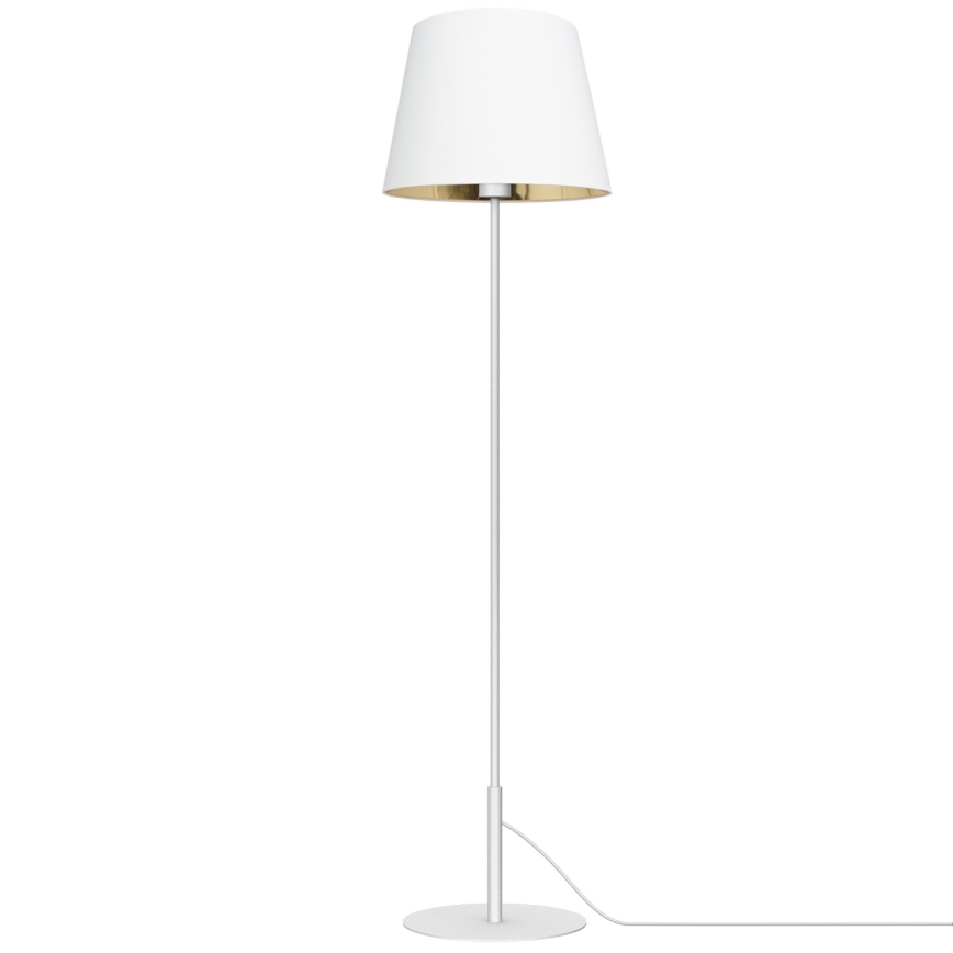 Podna lampa ARDEN 1xE27/60W/230V bijela/zlatna