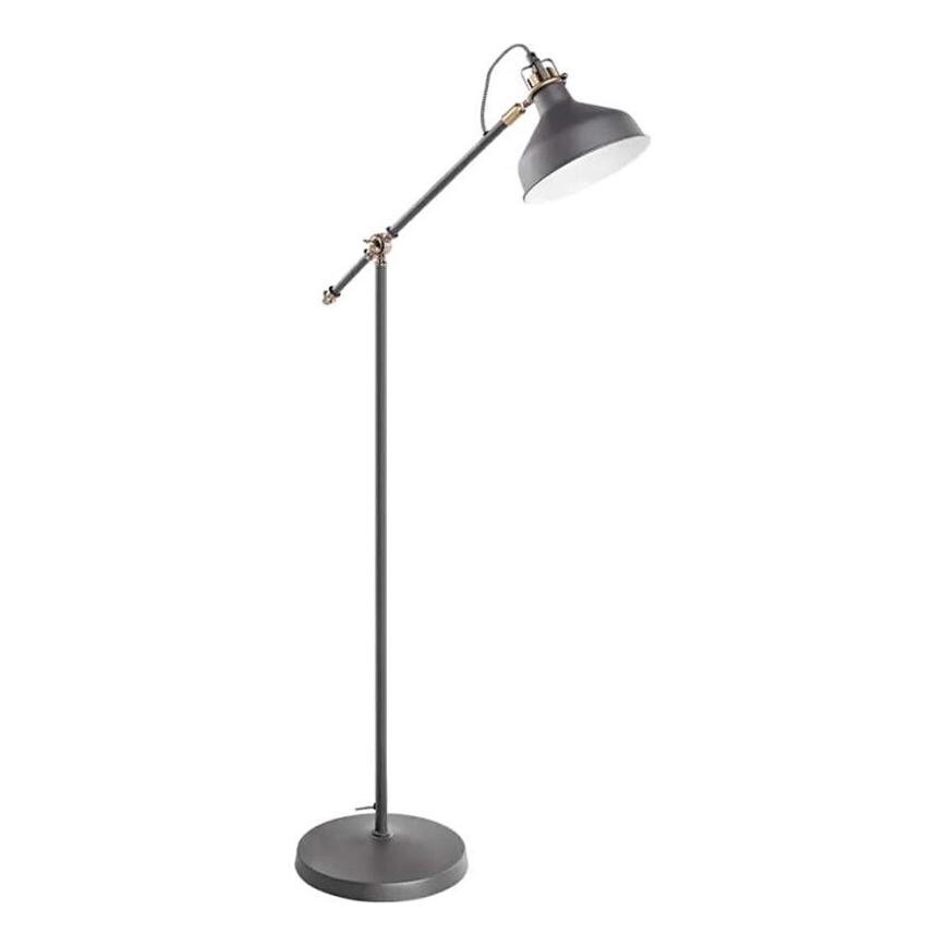 Podna lampa ARTHUR 1xE27/25W/230V siva