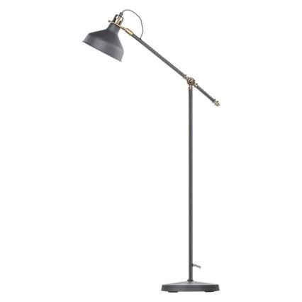 Podna lampa ARTHUR 1xE27/25W/230V siva