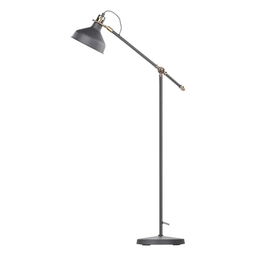 Podna lampa ARTHUR 1xE27/25W/230V siva