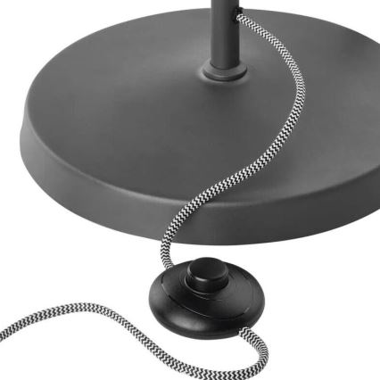 Podna lampa ARTHUR 1xE27/25W/230V siva