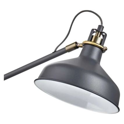 Podna lampa ARTHUR 1xE27/25W/230V siva