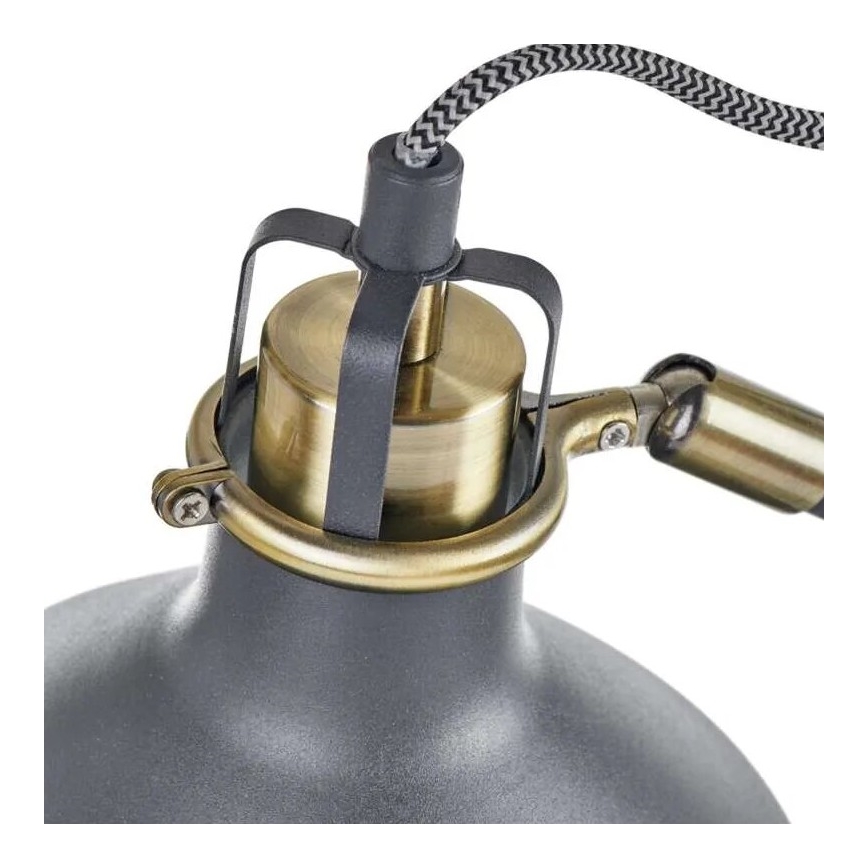 Podna lampa ARTHUR 1xE27/25W/230V siva