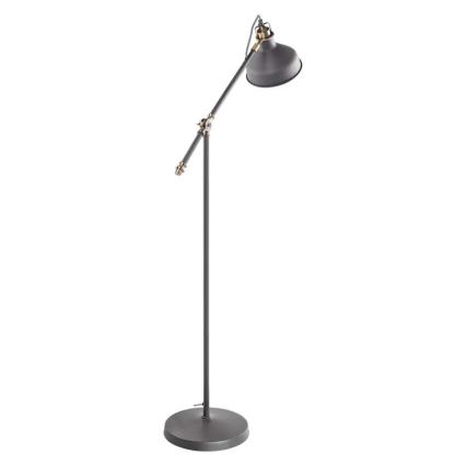 Podna lampa ARTHUR 1xE27/25W/230V siva