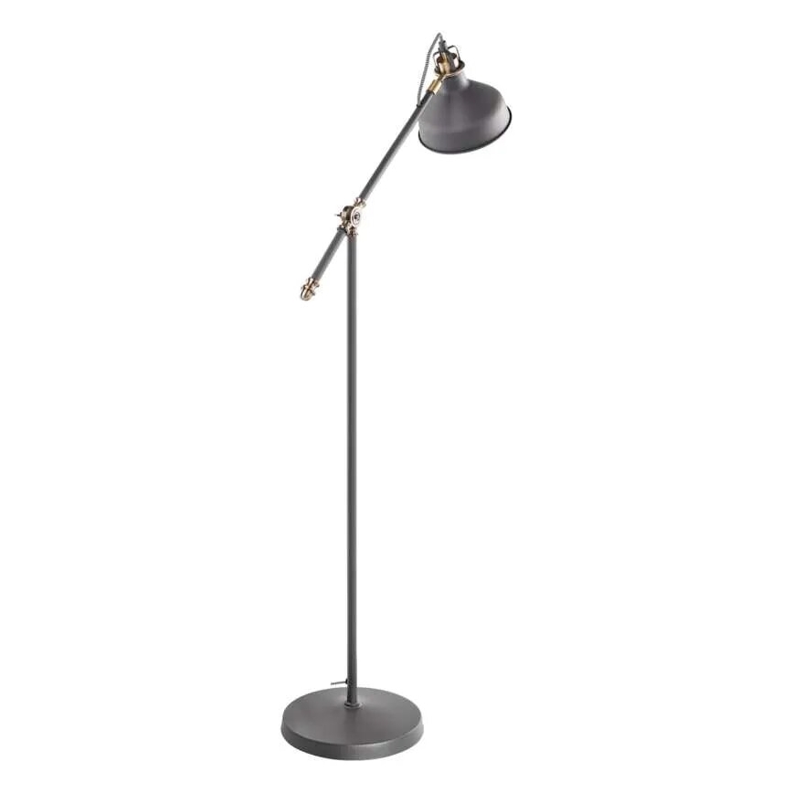 Podna lampa ARTHUR 1xE27/25W/230V siva