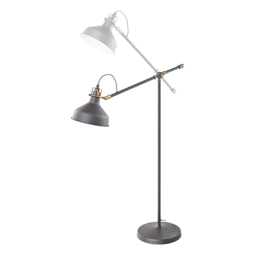 Podna lampa ARTHUR 1xE27/25W/230V siva