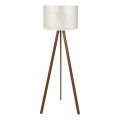 Podna lampa AYD 1xE27/40W/230V bijela/smeđa