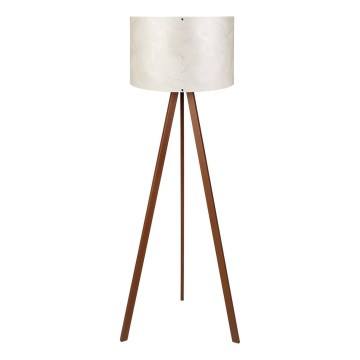 Podna lampa AYD 1xE27/40W/230V bijela/smeđa