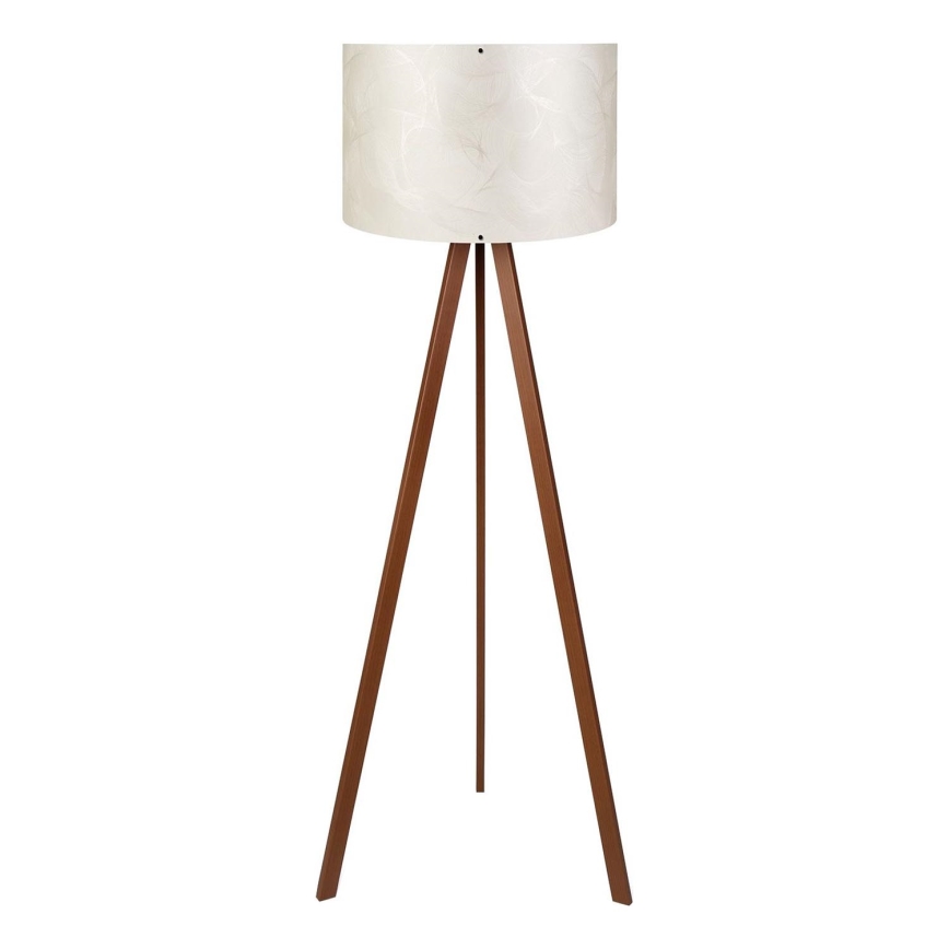 Podna lampa AYD 1xE27/40W/230V bijela/smeđa