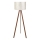 Podna lampa AYD 1xE27/40W/230V bijela/smeđa