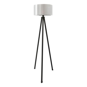 Podna lampa AYD 1xE27/40W/230V crna/bijela