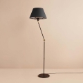 Podna lampa AYD 1xE27/40W/230V crna