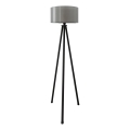 Podna lampa AYD 1xE27/40W/230V crna/siva