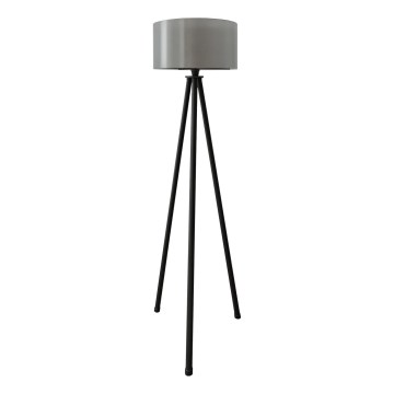 Podna lampa AYD 1xE27/40W/230V crna/siva