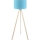 Podna lampa AYD 1xE27/40W/230V plava/biserno bijela
