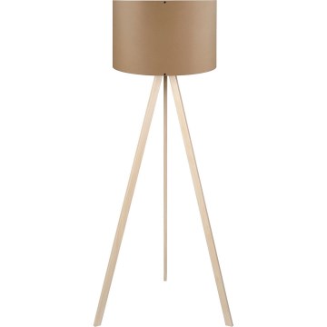 Podna lampa AYD 1xE27/40W/230V smeđa/bež