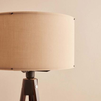 Podna lampa AYD 1xE27/40W/230V smeđa/bež
