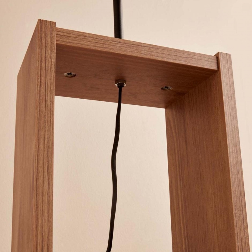 Podna lampa AYD 1xE27/40W/230V smeđa/bež
