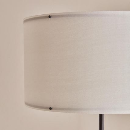 Podna lampa AYD 1xE27/40W/230V smeđa/bijela