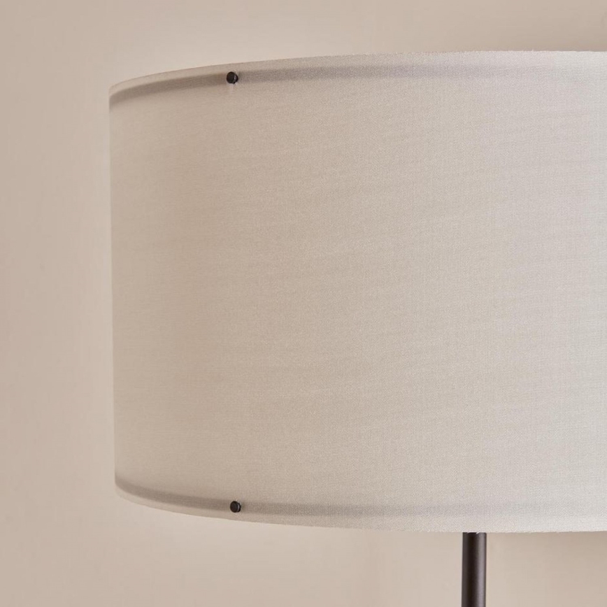 Podna lampa AYD 1xE27/40W/230V smeđa/bijela