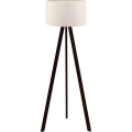 Podna lampa AYD 1xE27/40W/230V smeđa/bijela