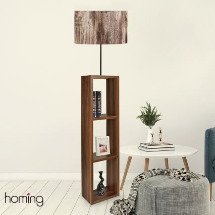 Podna lampa AYD 1xE27/40W/230V smeđa
