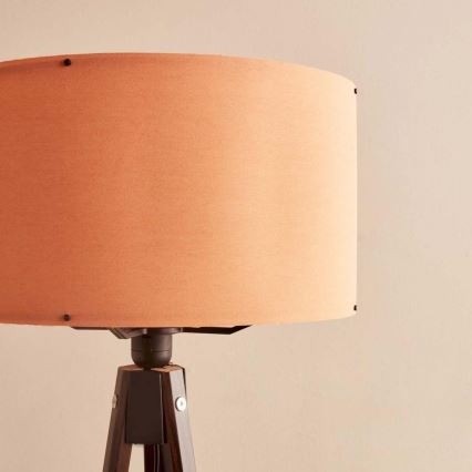 Podna lampa AYD 1xE27/40W/230V smeđa/narančasta