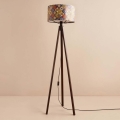 Podna lampa AYD 1xE27/40W/230V smeđa/raznobojna