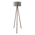 Podna lampa AYD 1xE27/40W/230V smeđa/siva