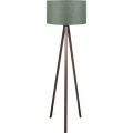 Podna lampa AYD 1xE27/40W/230V smeđa/zeleno
