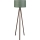 Podna lampa AYD 1xE27/40W/230V smeđa/zeleno