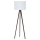 Podna lampa AYD 1xE27/60W/230V bijela/smeđa