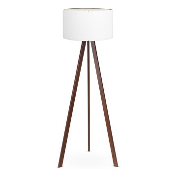 Podna lampa AYD 1xE27/60W/230V bijela/smeđa