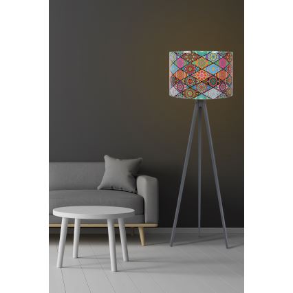 Podna lampa AYD 1xE27/60W/230V šarena/siva