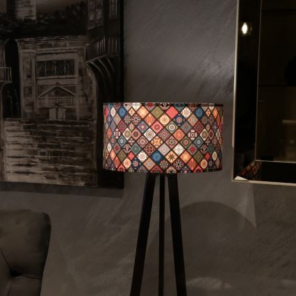 Podna lampa AYD 1xE27/60W/230V šarena/smeđa