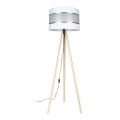 Podna lampa CORAL 1xE27/60W/230V bež/bijela/mat krom