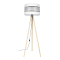 Podna lampa CORAL 1xE27/60W/230V bež/bijela/zlatna